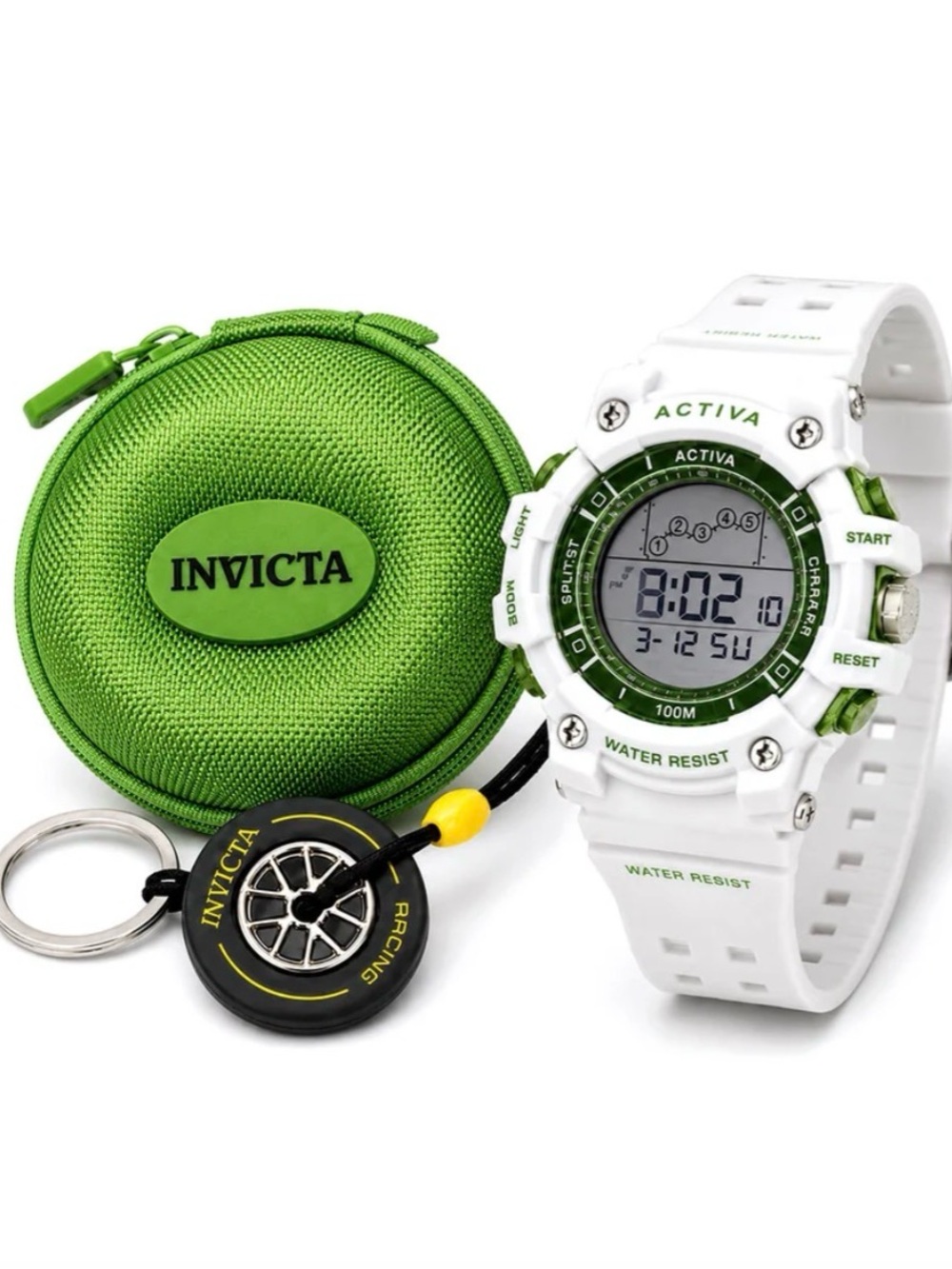 Set Activa Rally Edition X Invicta - Men's, Women's Watch - 50mm, White (ACW-GA-